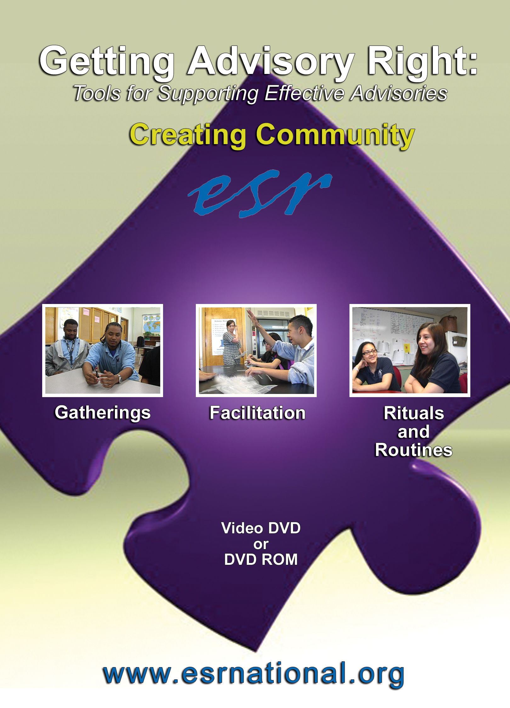 Getting Advisory Right Segment 1: Tools for Supporting Effective Advisories: Creating Community (GARSG1) - Click Image to Close